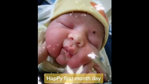 Happy first month day 🎉