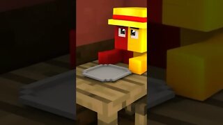 MINECRAFT: LASQUE COMIDA NO PRATO DO GELÉIA #shorts