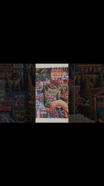 60000 Piece What a Wonderful World Jigsaw Puzzle Day 26! #puzzle #shorts #jigsawpuzzles #puzzles