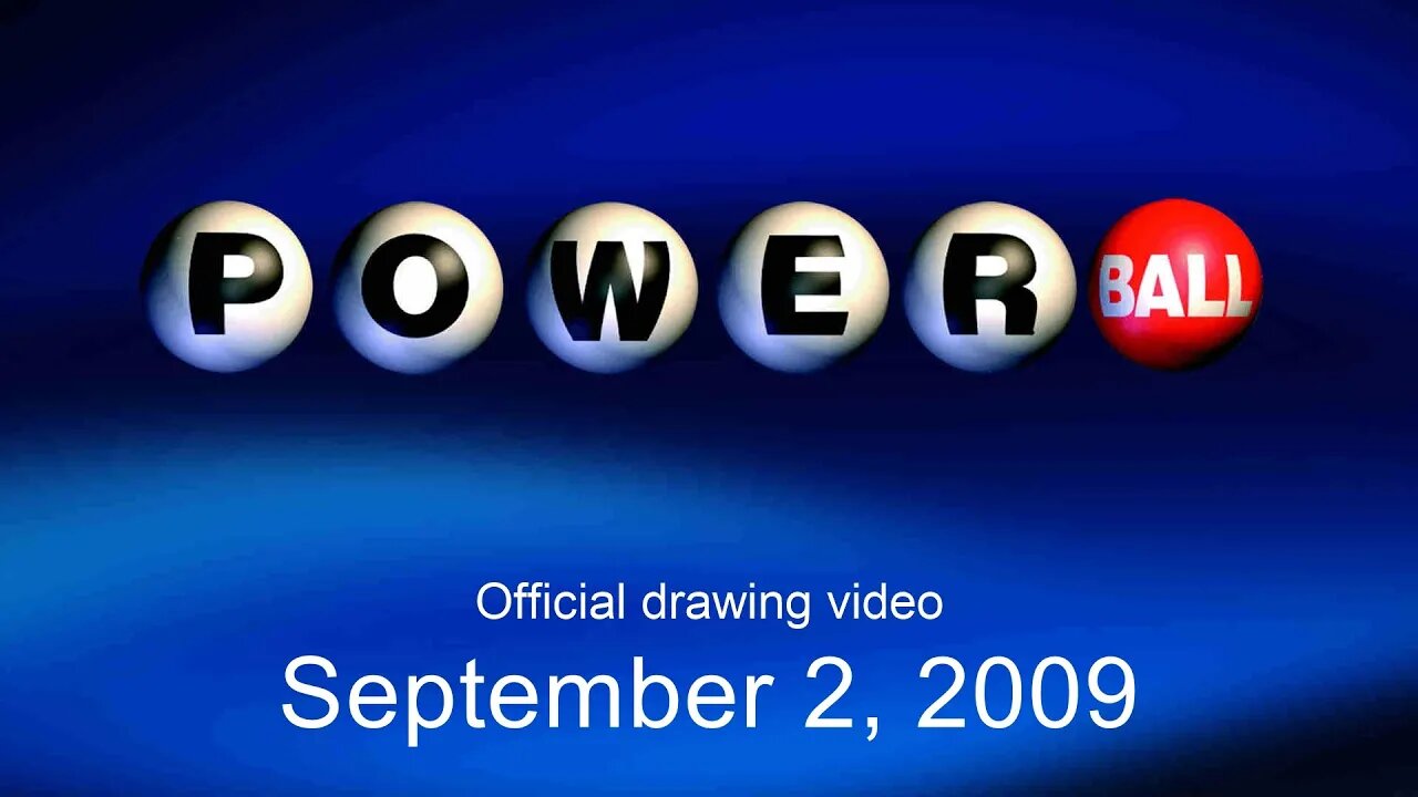 Powerball drawing for September 2, 2009