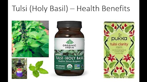 Tulsi - Holy Basil Benefits