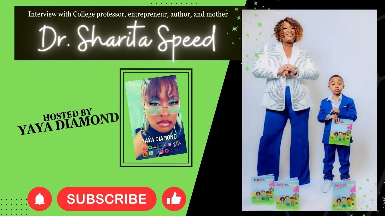 College professor, entrepreneur, author, and mother Dr. Sharita Speed discusses her new book.