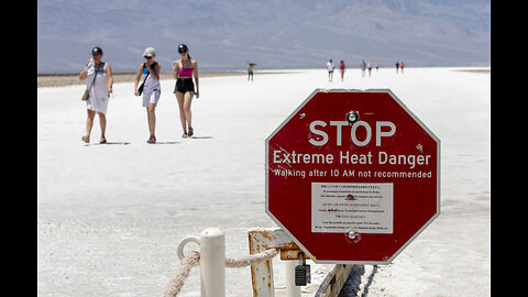 "Tourists Brave Death Valley's Scorching Heat Wave Despite Safety Warnings"