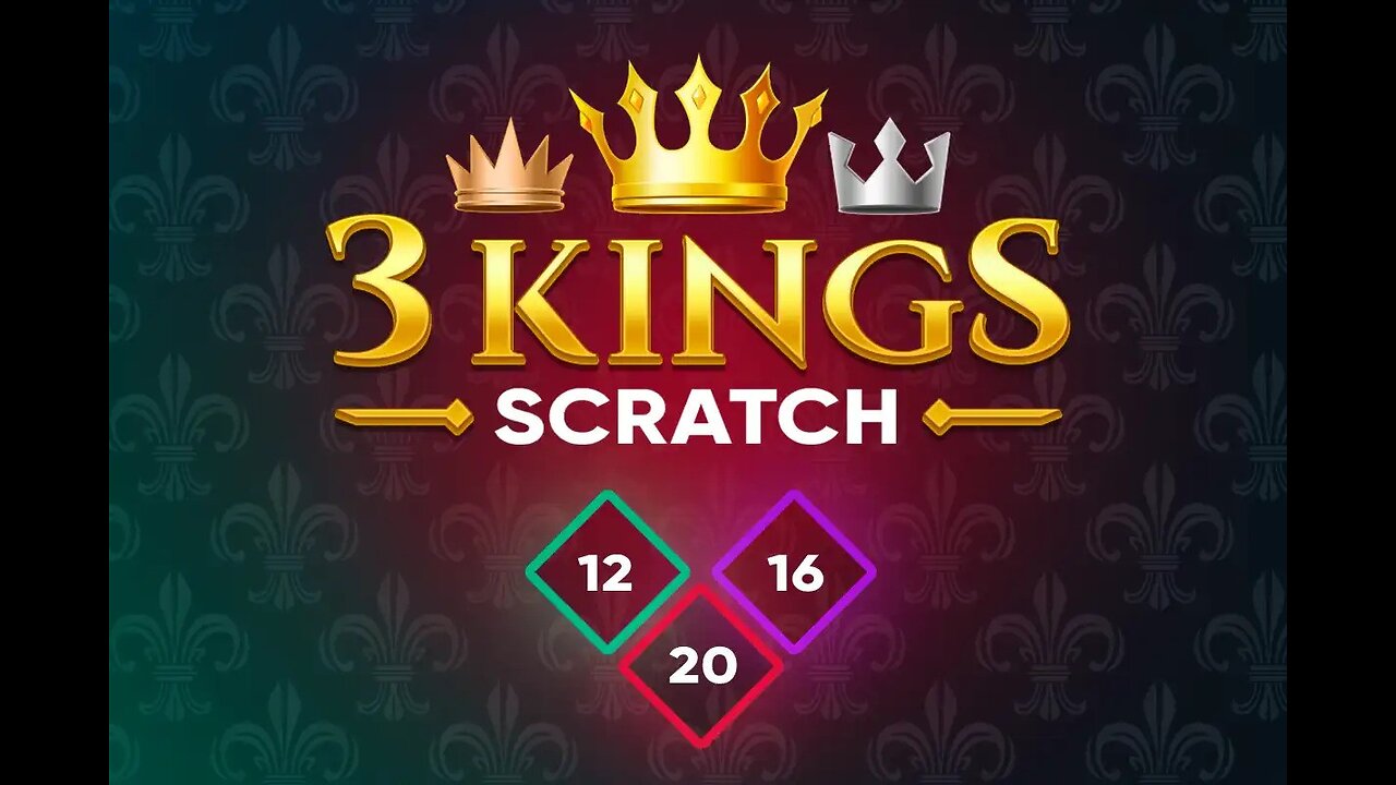 3 King Scratch - Online Kaparós Sorsjegy