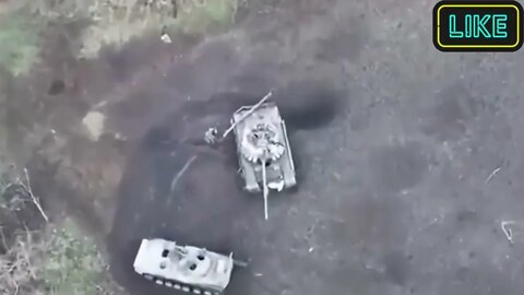 Unique shots from Ukraine Destruction of a Russian tank