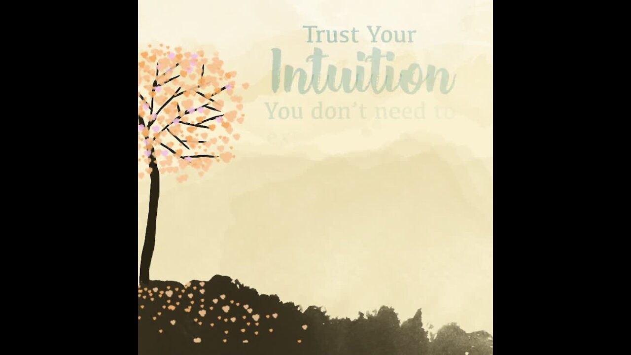 Trust your intuition [GMG Originals]
