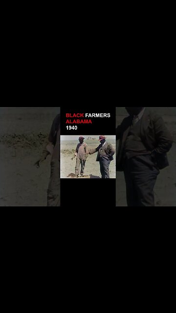 1940: African American Farmers in Alabama, Calhoun, Lowndes County | 60fps, AI Enhanced, Colorized