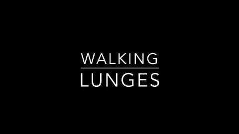 Walking Lunges