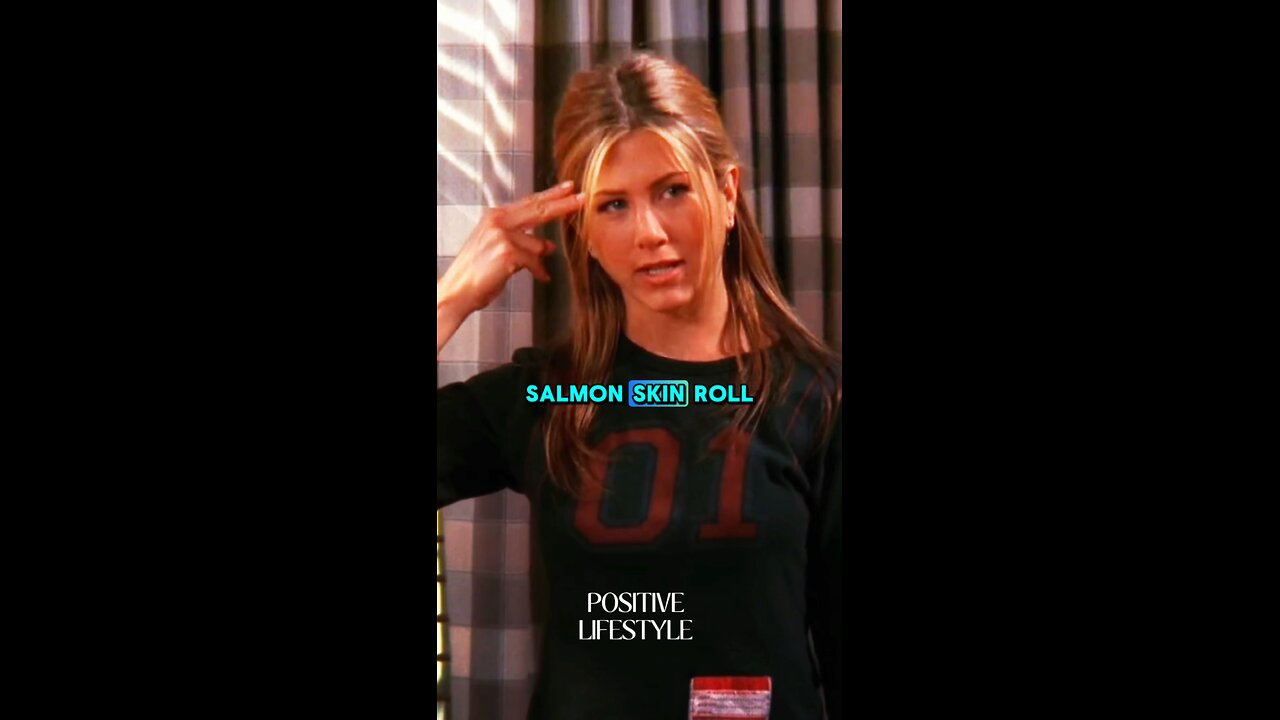 SALMON SKIN ROLL🤣 #friends