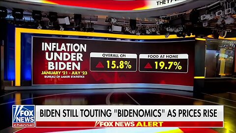 BIDENOMICS: Overall Inflation Up 16% Under Biden, With Grocery Prices Up Nearly 20%