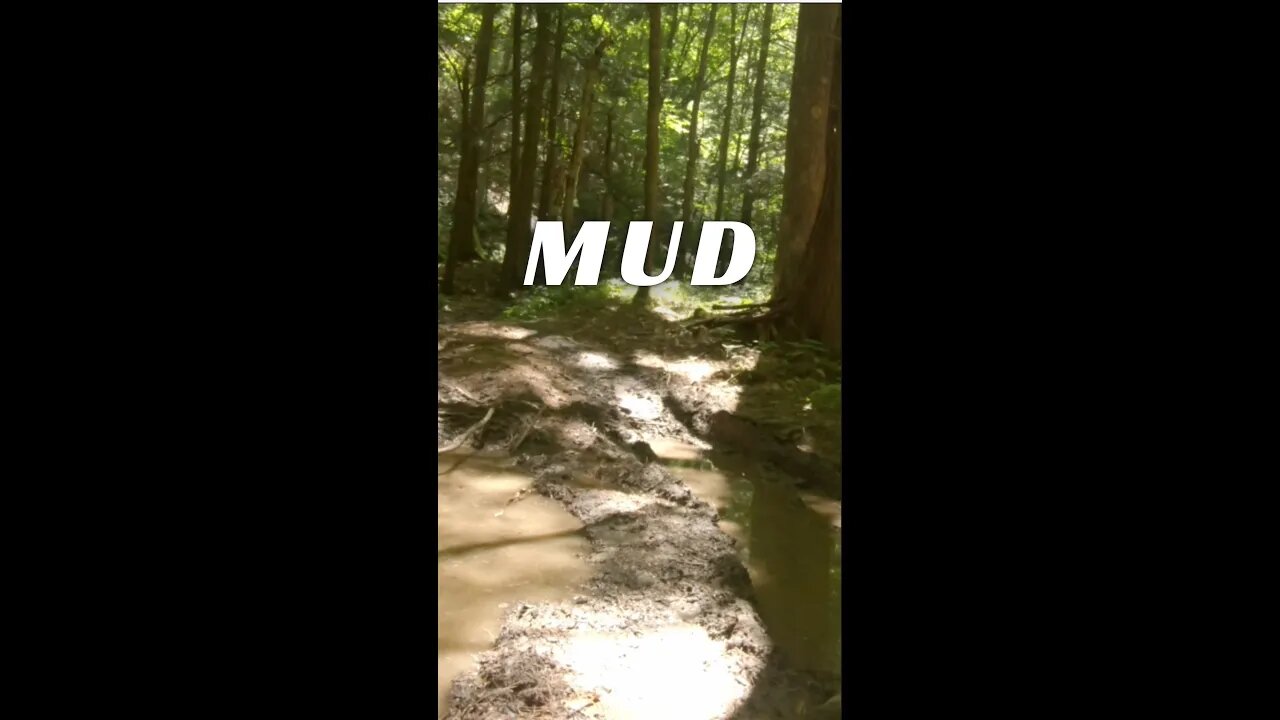 Mud - Jeep Cherokee XJ Found some Mud Deep into the Pennsylvania Wilderness Trail #shorts