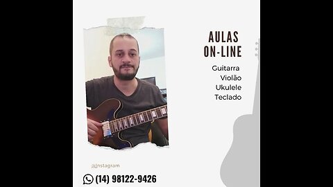 Aulas On-line - Professor de Música Rodrigo Santana