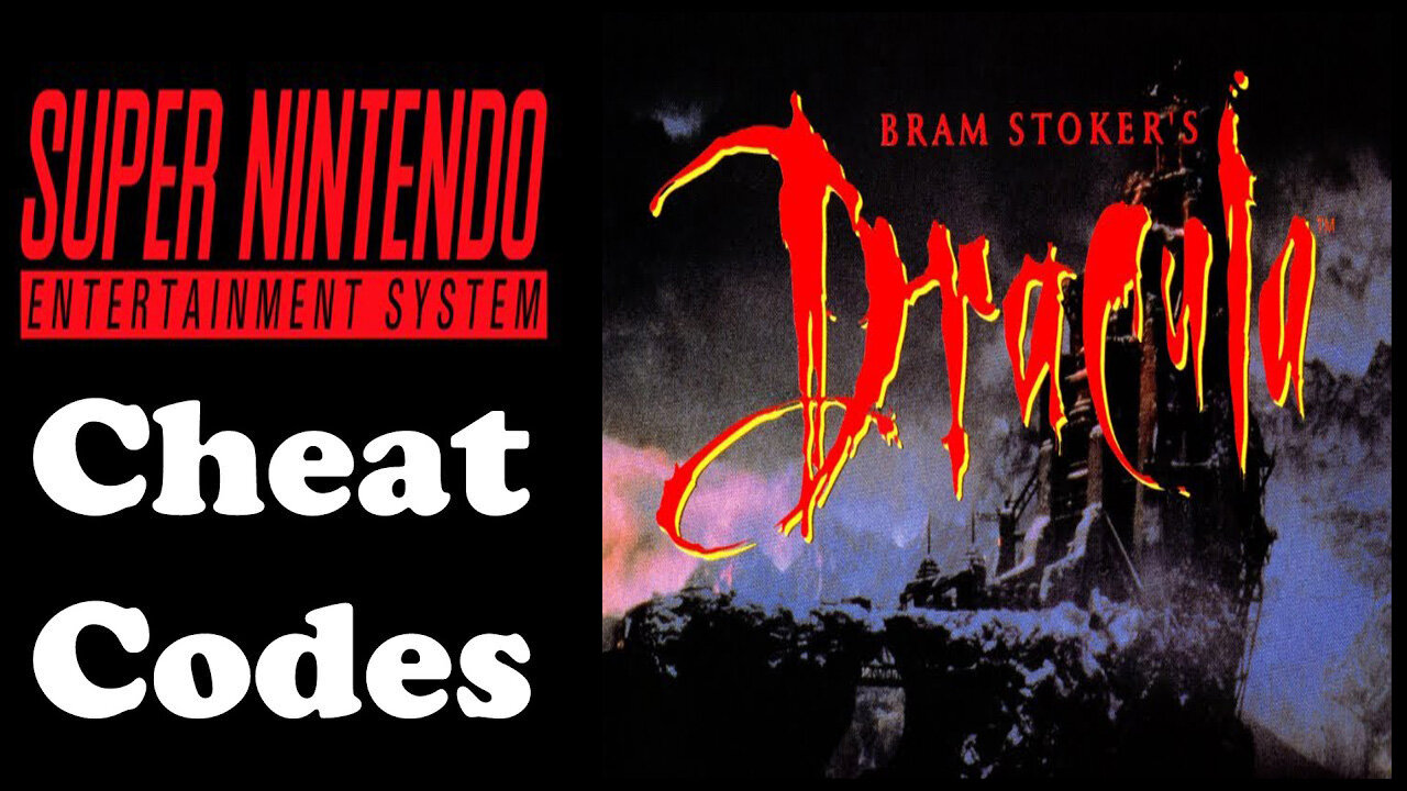 Bram Stoker's Dracula SNES cheats