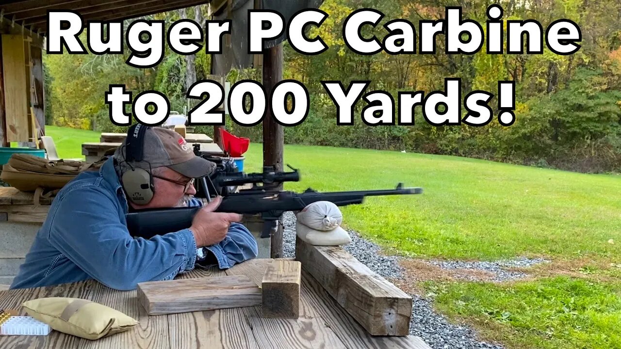 Shooting the Ruger PC Carbine Out to 200 Yards