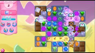 Candy Crush Level 3200 Talkthrough, 17 Moves 0 Boosters