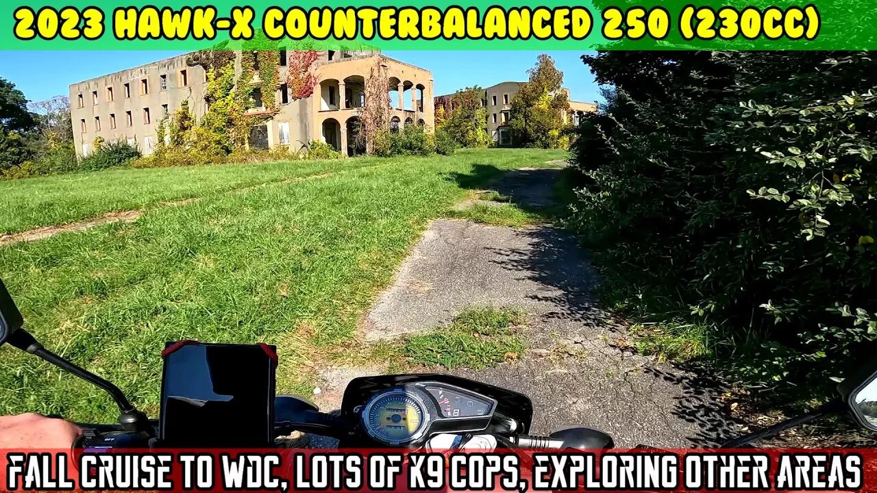 PT5 2023 Hawk-X 250 Last ride of the year? Exploring WDC, k9 cops and other areas.