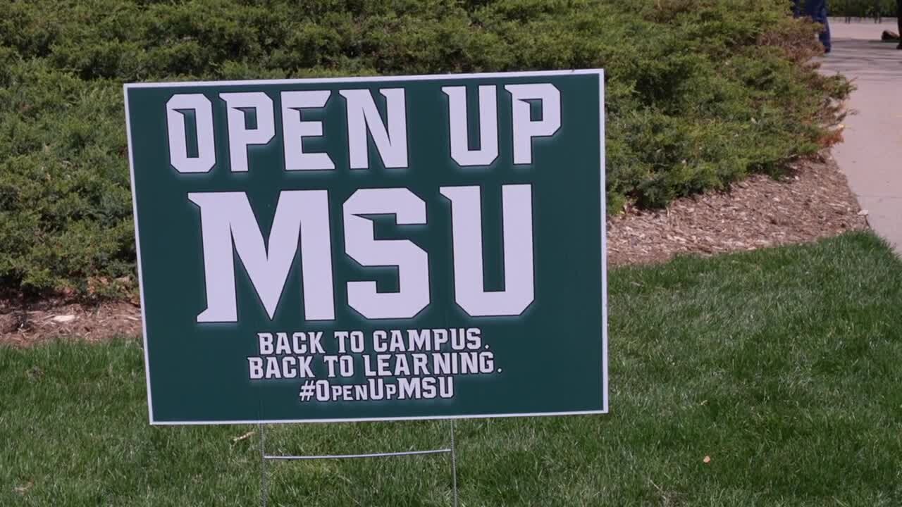 'Online learning is a frustrating experience;' MSU students, parents rally for more in-person fall classes