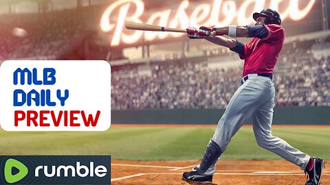 MLB Daily Preview! Small Slate of Games!