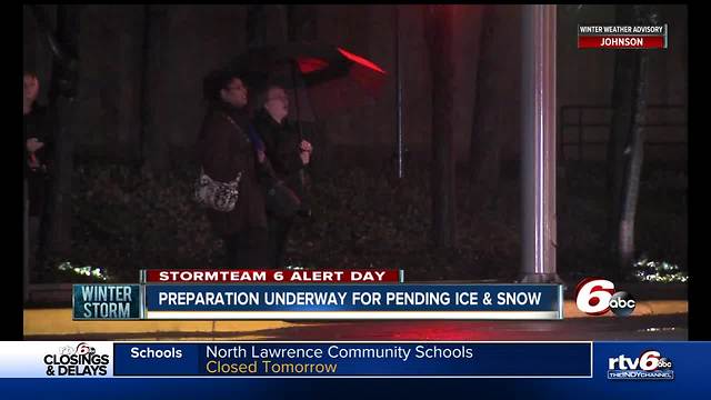 City, road crews preparing for freezing rain and snow on Friday