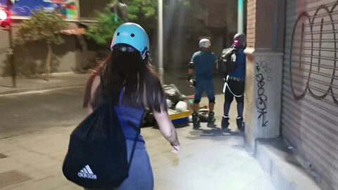 Patinando ⛸ 💨 🌟 Ruta Mr. President 🌟 Paseo Bulnes📍Puente Paseo Bandera 🌎 Santiago Chile 📅 03.01.2022