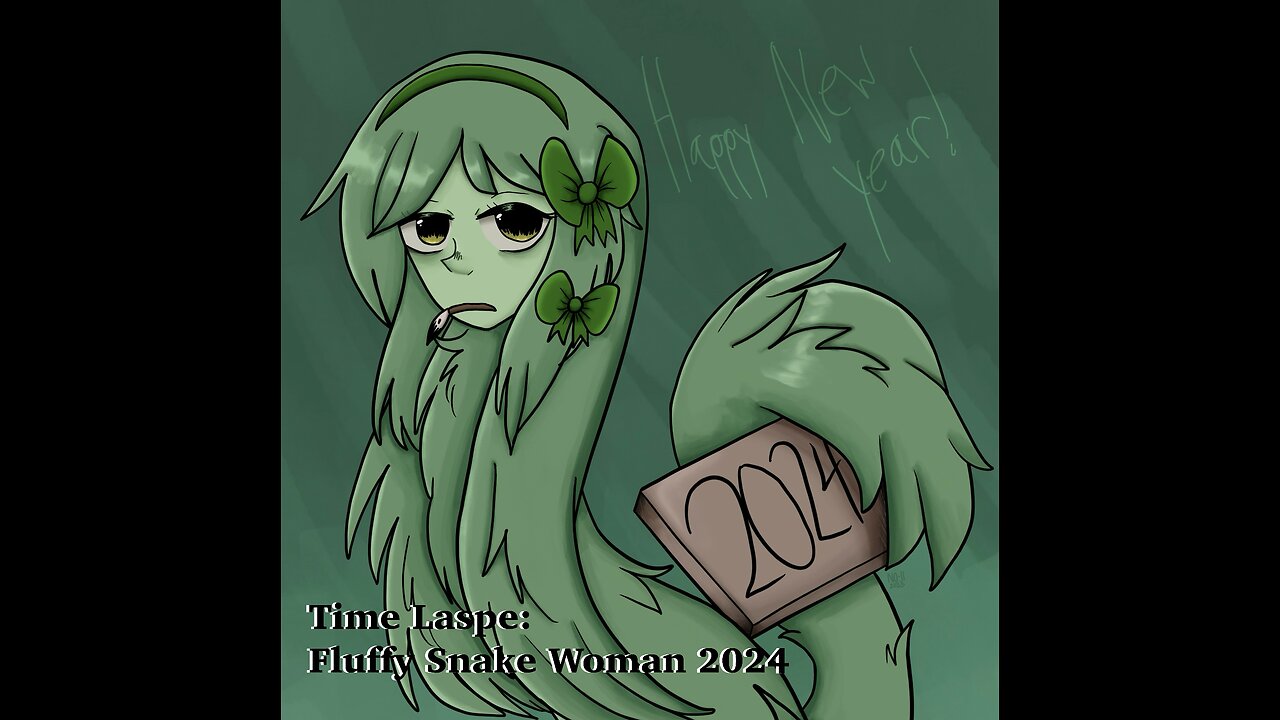 Time Laspe: Fluffy Snake woman 2024