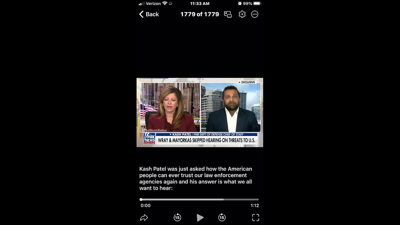 Kash Patel was just asked how the American people can ever trust our law enforcement agencies again