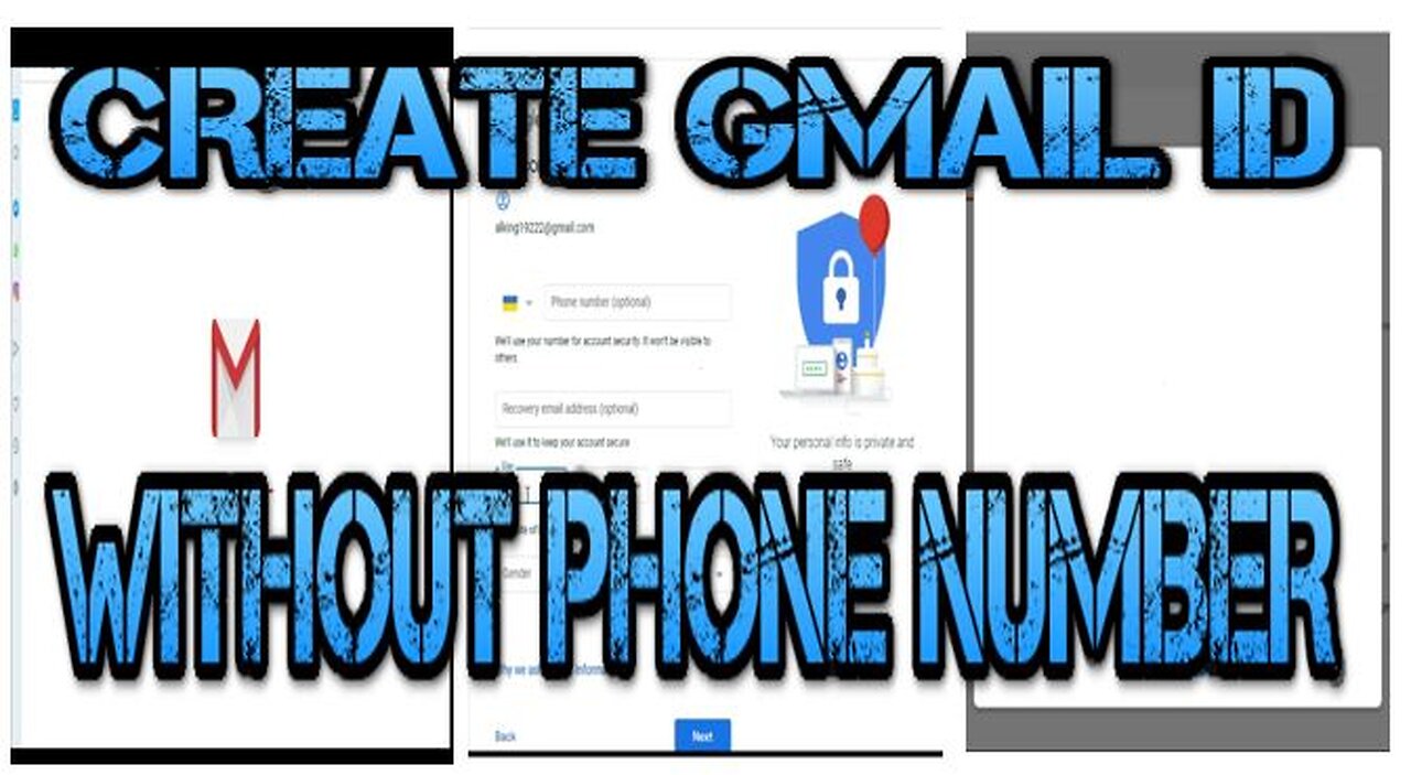 HOW TO CREATE GMAIL ACCOUNT | How to Create Gmail ID without Phone Number | Gmail ID KAISE BANAYE