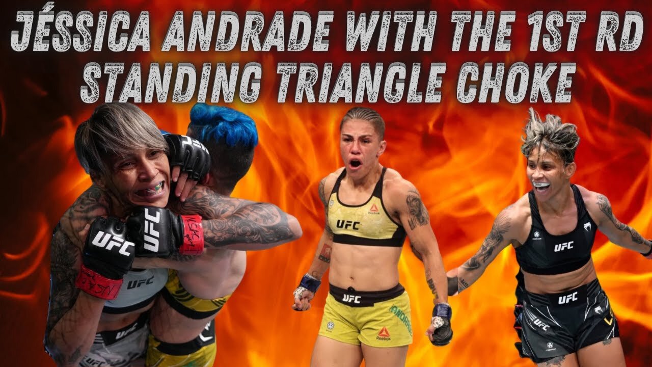 Jéssica Andrade SUBMITS Amanda Lemos with a STANDING TRIANGLE CHOKE IN THE 1ST ROUND!!!