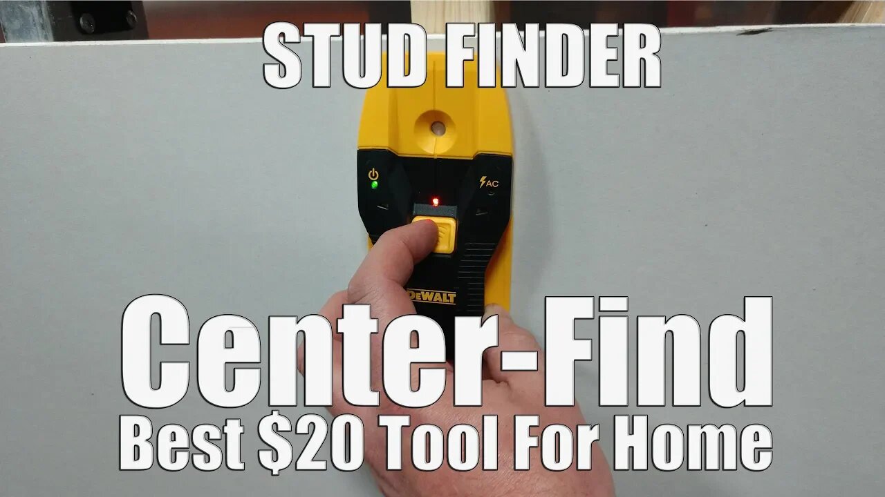 DEWALT Stud Finder with Center-Find Vs Zircon HD35 & Zircon Triscan