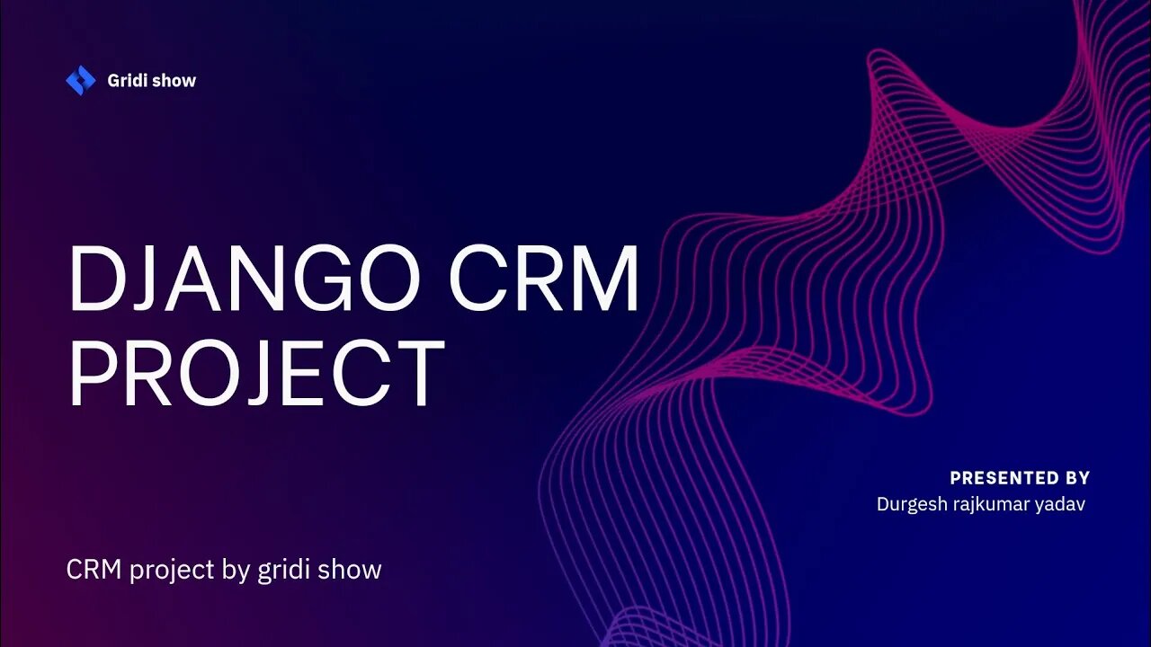 Django CRM Project.