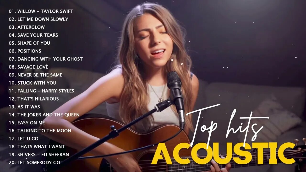 Top Hits Acoustic 2023 Collection Guitar Aacoustic Cover Love Songs Best Acoustic Songs 2023