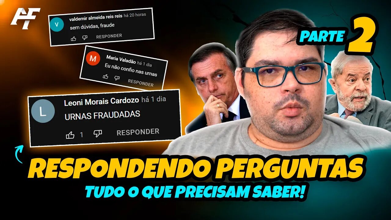 Respondendo a comentários do vídeo de Auditoria dos BUs do TSE - Parte 2