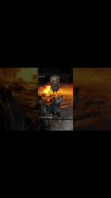 Beating Gwyn Lord of Cinder Dark Souls’ final boss without parrying #gaming #darksoulsremastered