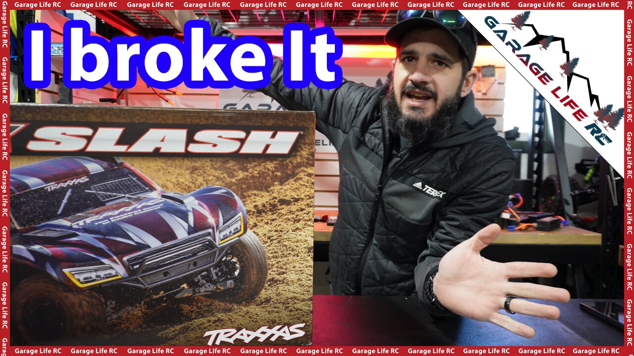 Traxxas Maxx Slash First Run | Broken