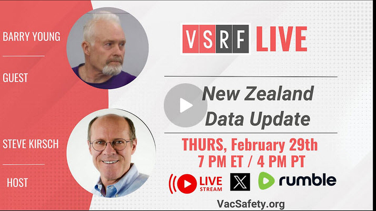 VSRF Live #116: New Zealand Data Update