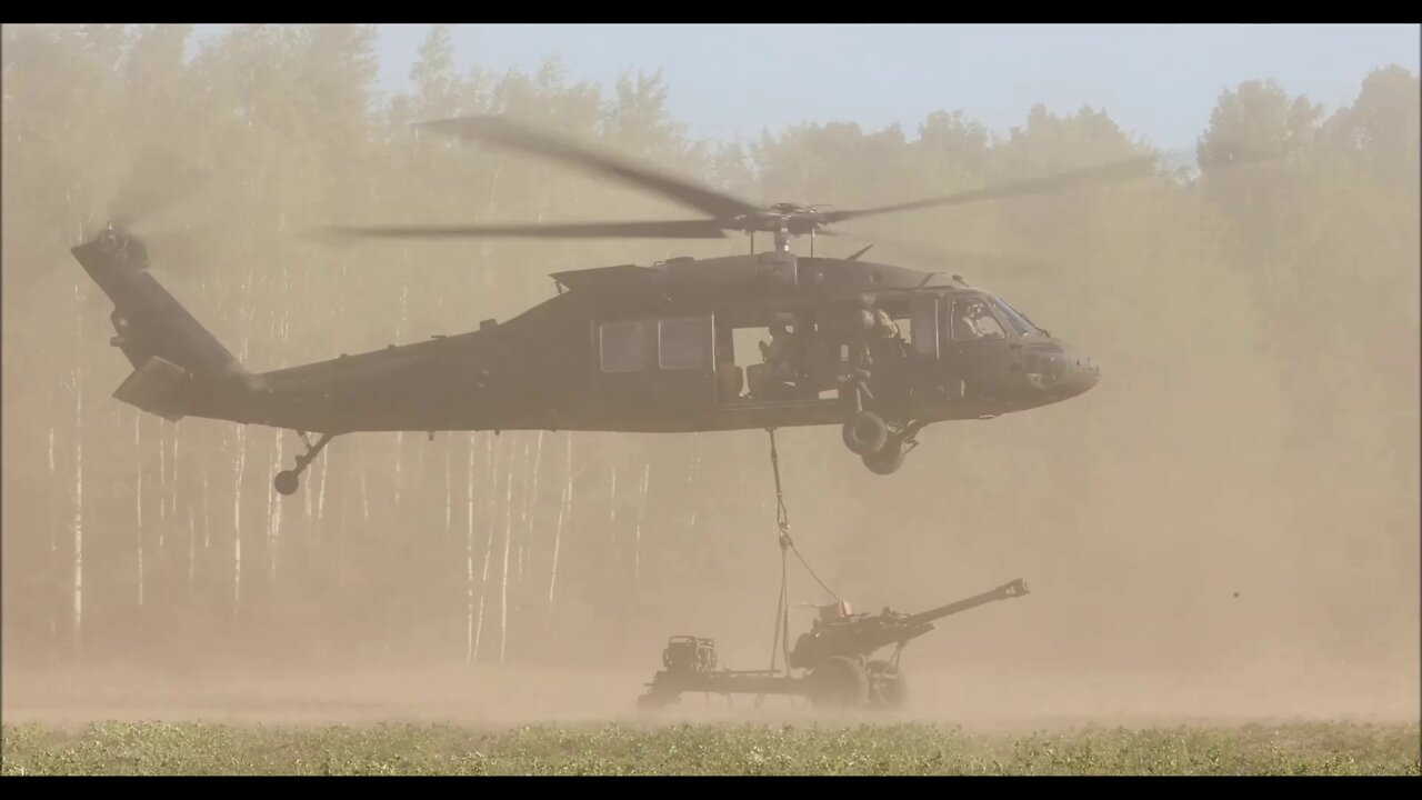 Artillery Regiment Conducts Sling Load Operations