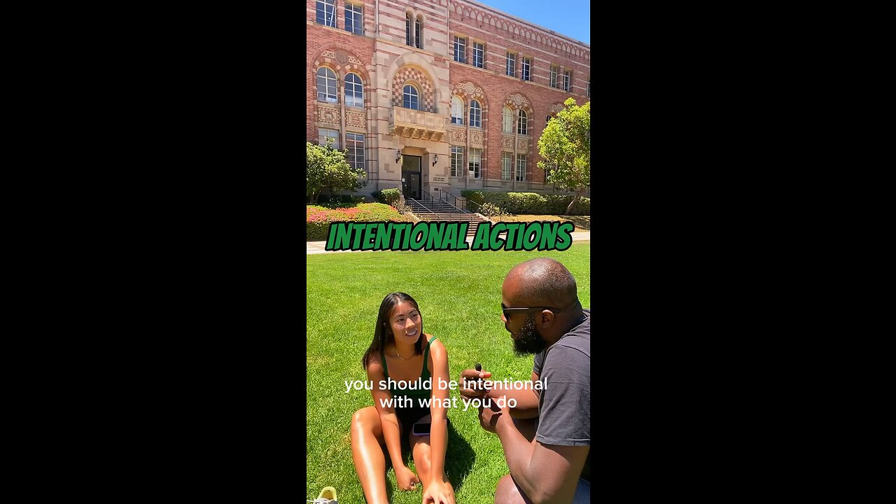 Intentional Actions #dayodman #purposeful #moves #eeyayyahh #motivation