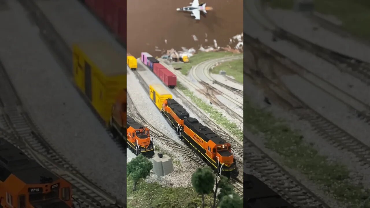 BNSF Switching at the yard