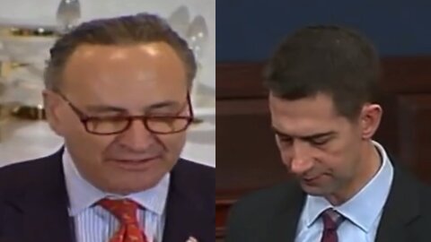 Senator Tom cotton mocks Chuck Schumer￼