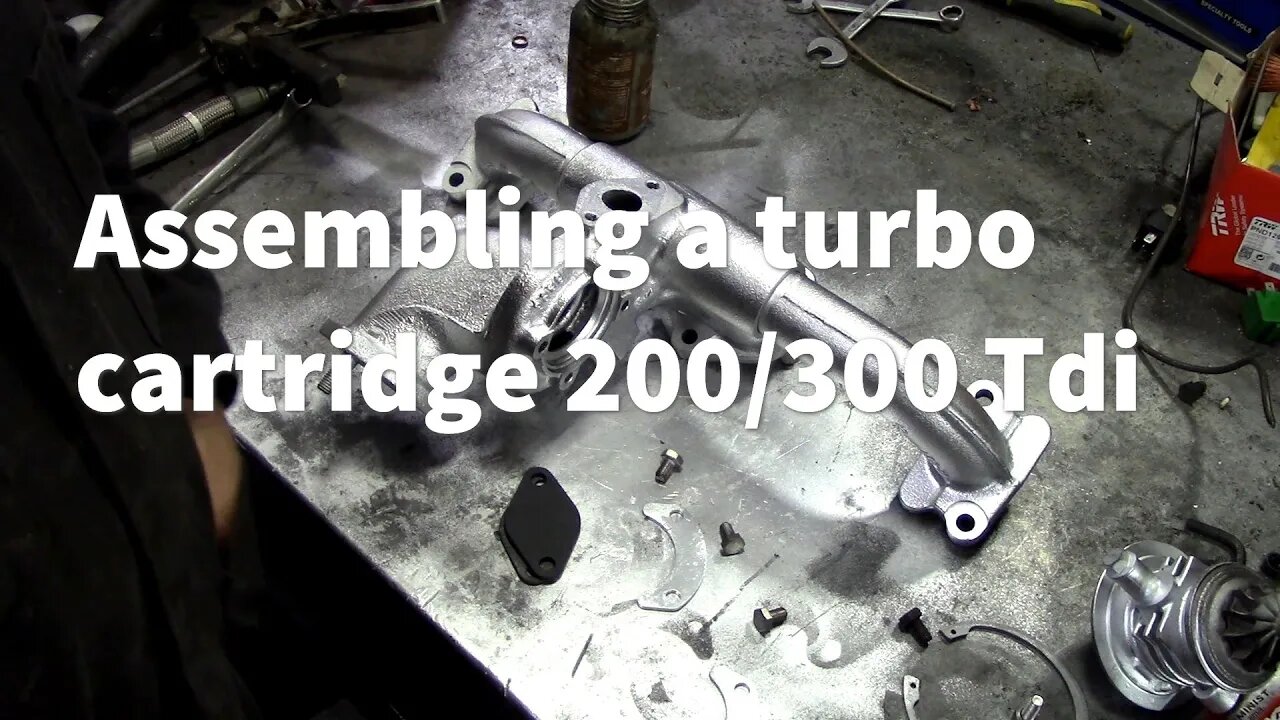 Assembling the 300 Tdi turbo manifold