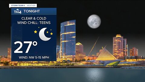 Clear and cold night ahead Tuesday