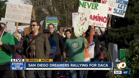 Protests as unofficial DACA deadline passes