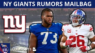 New York Giants Rumors Ft. Saquon Barkley, Kadarius Toney, Evan Neal, Daniel Jones, Xavier McKinney