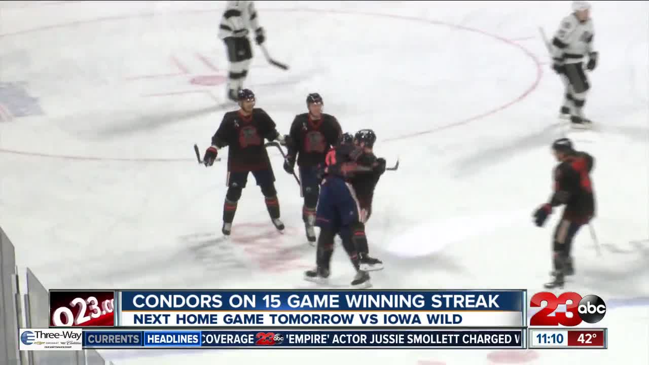 Condors on a hot streak!