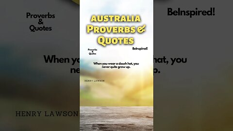 AUSTRALIA | QUOTES & PROVERBS #australia #australianquotes