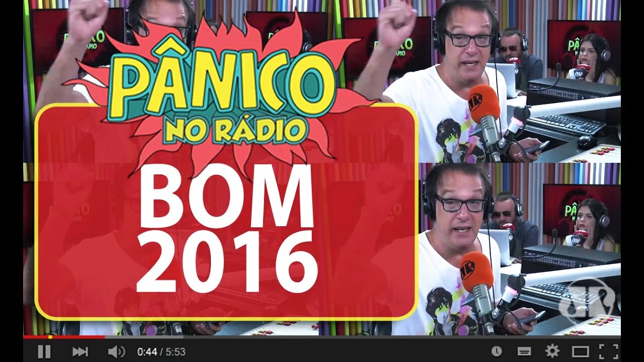 Emílio espanta maré pessimista e acredita que 2016 será um bom ano | Pânico