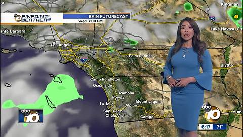 10News Pinpoint Weather with Meteorologist Angelica Campos