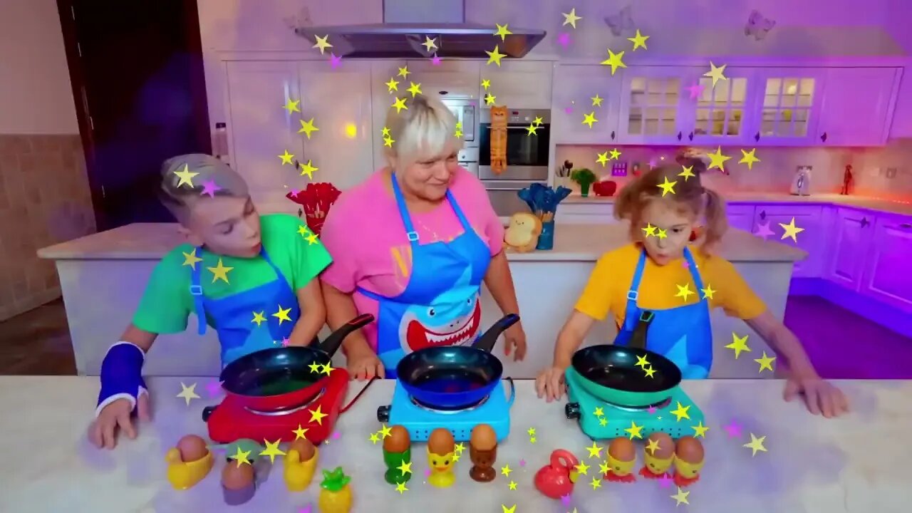 Five Kids vs Grandma Cooking Challenge