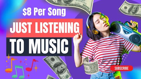 Make $800 Listening to MUSIC! Worldwide and Free - Make Money Online 2022