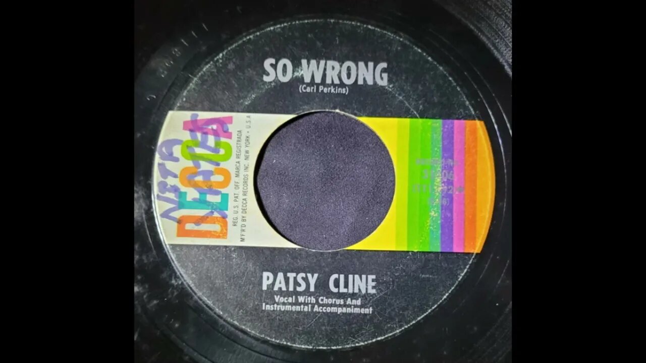 Patsy Cline - So Wrong